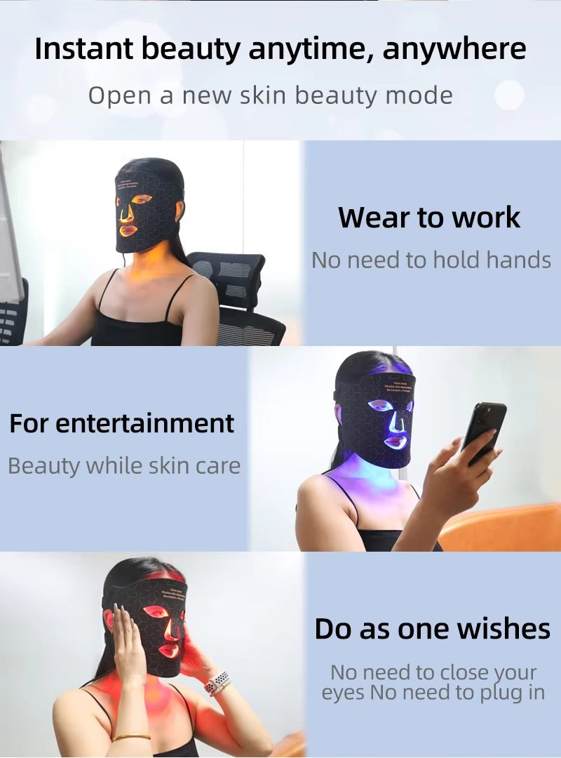 Lumière Pro LED Face Mask — 4-Wavelength Clinical Light Therapy