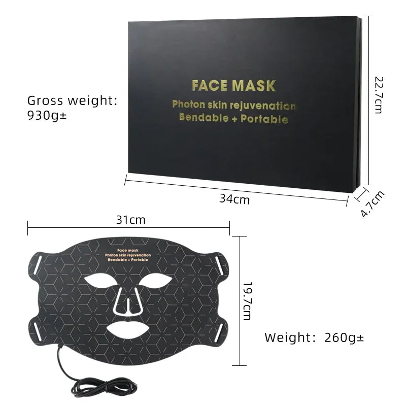 Lumière Pro LED Face Mask — 4-Wavelength Clinical Light Therapy
