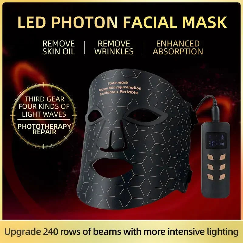 Lumière Pro LED Face Mask — 4-Wavelength Clinical Light Therapy